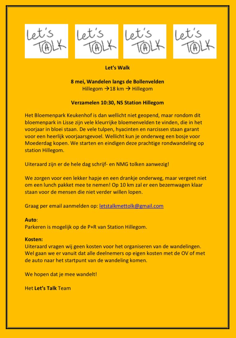 08-05-2021, Let's Walk - Hillegom Bollenvelden blz. 1